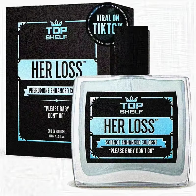 Her Loss Cologne Perfume, Men'S Cologne Perfume, Men'S Pheromone Cologne Perfume 50Ml/100Ml, Lasting Fragrance, Christmas Gift