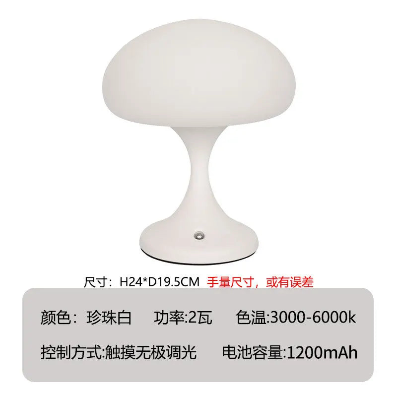 INS Wind Charging Jellyfish Table Lamp Bedroom Bedhead Environment Light Study Decoration Creative Simplicity Night Light