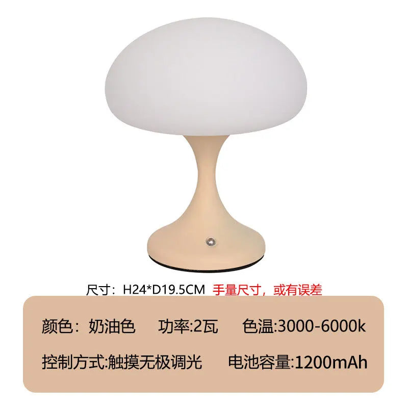 INS Wind Charging Jellyfish Table Lamp Bedroom Bedhead Environment Light Study Decoration Creative Simplicity Night Light